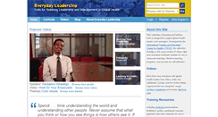 Desktop Screenshot of everydayleadership.org